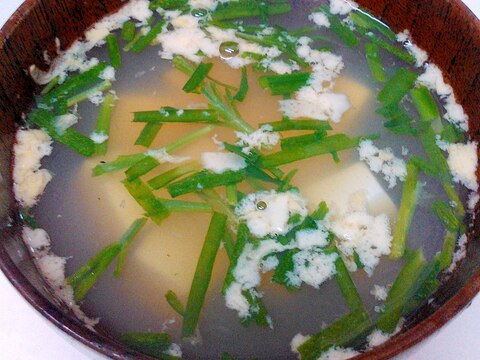 酒蒸しの余り汁で☆うま～いお吸い物